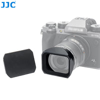 JJC LH-XF30F28R Bayonet Metal Square Lens Hood for Fujifilm XF 30mm f/2.8 R LM WR Macro, Fuji XF 30mm Hood Shade, Aluminium Alloy,  Hood Cap