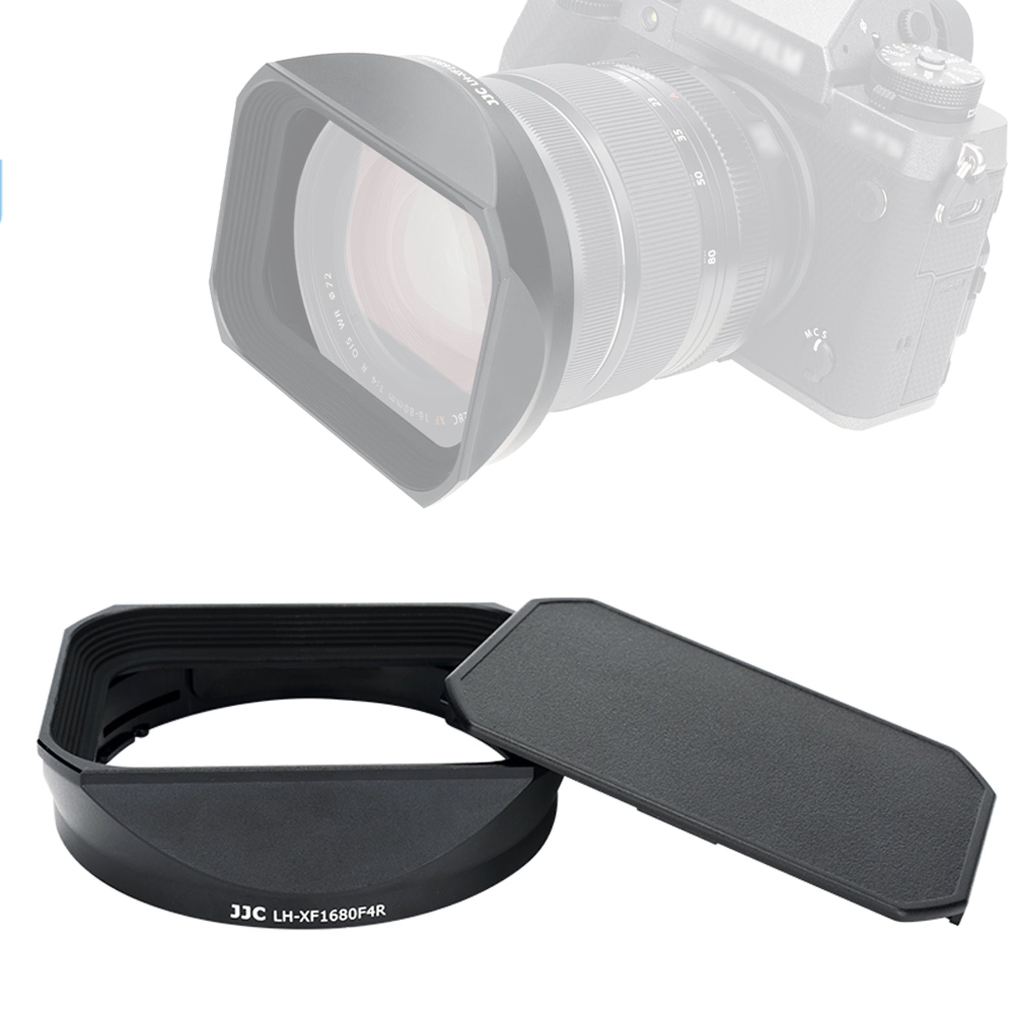 JJC LH-XF1680F4R Bayonet Metal Square Lens Hood for Fujifilm XF 16-80m –  RainbowImaging