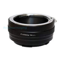 Fotasy Pentax PK K Lens to Leica L Mount Adapter, Compatible with Leica TL2 /TL /T /CL / SL / SL2 / SL2-S and Panasnoc S1/ S1R / S1H / S5 and Sigma fp fp L