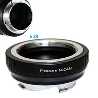 Fotasy Adjustable M42 42mm Screw Mount Lens to Leica M Mount Camera Adapter, Comaptible with Leica M11 M10 M9 M8 M7 M6 M5 M4 M3 M2 Ricoh GXR Mount A12