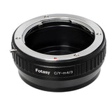 Fotasy Contax C/Y CY lens  to Micro 4/3 Adapter, fits Olympus E-PL6 E-PL7 E-PL8 OM-D E-M1 I II E-M1X E-M5 I II III E-PM2 E-PM1 PEN-F/ Panasonic G7 G9 GF6 GF7 GF8 GH4 GH5 GM5 GX7 GX8 GX9 GX80 GX85 GX850 G90 G91 G95 G100