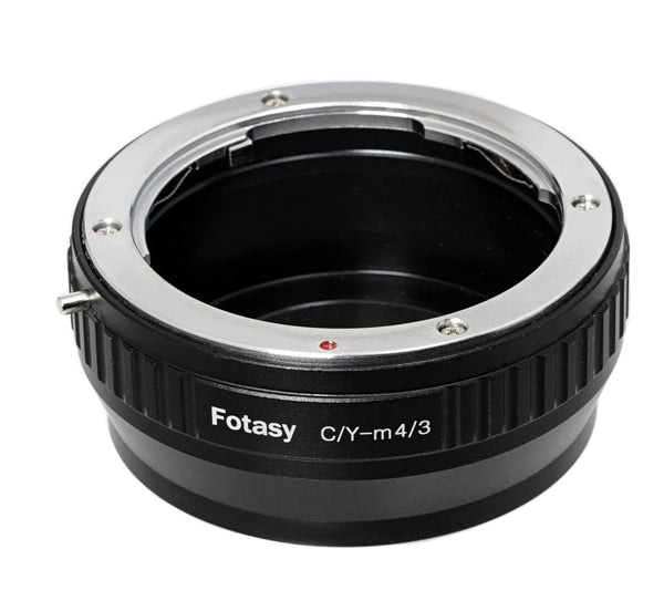 Fotasy Contax C/Y CY lens  to Micro 4/3 Adapter, fits Olympus E-PL6 E-PL7 E-PL8 OM-D E-M1 I II E-M1X E-M5 I II III E-PM2 E-PM1 PEN-F/ Panasonic G7 G9 GF6 GF7 GF8 GH4 GH5 GM5 GX7 GX8 GX9 GX80 GX85 GX850 G90 G91 G95 G100