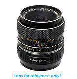 Fotasy Contax C/Y CY lens  to Micro 4/3 Adapter, fits Olympus E-PL6 E-PL7 E-PL8 OM-D E-M1 I II E-M1X E-M5 I II III E-PM2 E-PM1 PEN-F/ Panasonic G7 G9 GF6 GF7 GF8 GH4 GH5 GM5 GX7 GX8 GX9 GX80 GX85 GX850 G90 G91 G95 G100