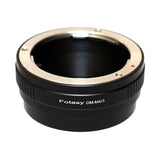 Fotasy Olympus OM lens to Micro 4/3 Adapter, fits Olympus E-PL6 E-PL7 E-PL8 OM-D E-M1 I II E-M1X E-M5 I II III E-PM2 E-PM1 PEN-F/ Panasonic G7 G9 GF6 GF7 GF8 GH4 GH5 GM5 GX7 GX8 GX9 GX80 GX85 GX850 G90 G91 G95 G100