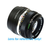 Fotasy Olympus OM lens to Micro 4/3 Adapter, fits Olympus E-PL6 E-PL7 E-PL8 OM-D E-M1 I II E-M1X E-M5 I II III E-PM2 E-PM1 PEN-F/ Panasonic G7 G9 GF6 GF7 GF8 GH4 GH5 GM5 GX7 GX8 GX9 GX80 GX85 GX850 G90 G91 G95 G100