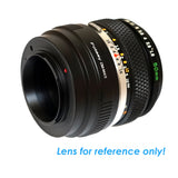 Fotasy Olympus OM lens to Micro 4/3 Adapter, fits Olympus E-PL6 E-PL7 E-PL8 OM-D E-M1 I II E-M1X E-M5 I II III E-PM2 E-PM1 PEN-F/ Panasonic G7 G9 GF6 GF7 GF8 GH4 GH5 GM5 GX7 GX8 GX9 GX80 GX85 GX850 G90 G91 G95 G100