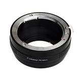 Fotasy Pentax PK Lens to Micro 4/3 Adapter, fits Olympus E-PL6 E-PL7 E-PL8 OM-D E-M1 I II E-M1X E-M5 I II III E-PM2 E-PM1 PEN-F/ Panasonic G7 G9 GF6 GF7 GF8 GH4 GH5 GM5 GX7 GX8 GX9 GX80 GX85 GX850 G90 G91 G95 G100