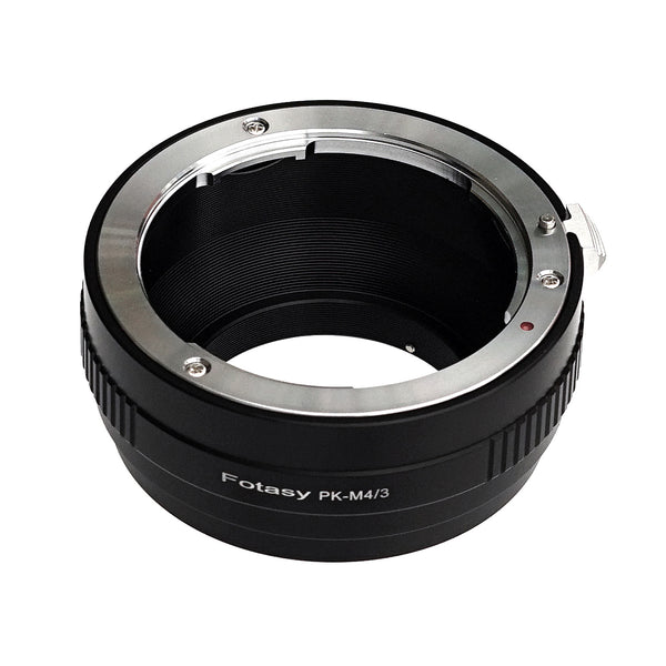 Fotasy Pentax PK Lens to Micro 4/3 Adapter, fits Olympus E-PL6 E-PL7 E-PL8 OM-D E-M1 I II E-M1X E-M5 I II III E-PM2 E-PM1 PEN-F/ Panasonic G7 G9 GF6 GF7 GF8 GH4 GH5 GM5 GX7 GX8 GX9 GX80 GX85 GX850 G90 G91 G95 G100