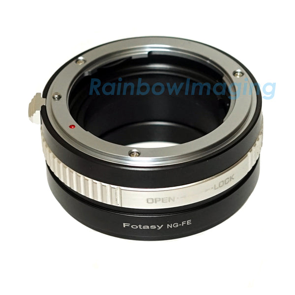 Fotasy Nikon G AF-S Lens to Sony E-Mount Mirrorless Camera Adapter, Compatible with a7 a7R a7S II III IV a9 a9II a7c Alpha 1 ZV-E10 a6600 a6500 a6400 a6300 a6000 a5100 a5000 a3500 a3000