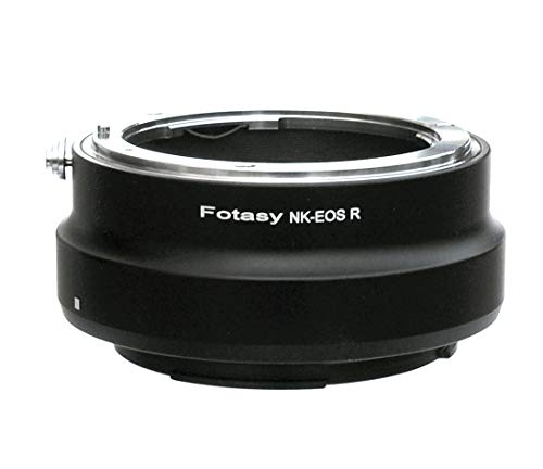 Fotasy Pro Nikon F Lens to Canon EOS RF Mount Mirrorless Camera Adapter, Compatible with Nikon F Mount Lens & Canon Mirrorless Camera EOS R Ra RP R3 R5 R6 R7 R10