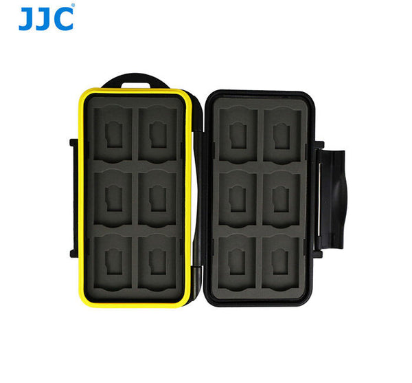 JJC SD Card Holder Micro SD Card Case Waterproof Memory Card