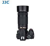 70 300mm Hood, HB77, JJC LH-77 Dedicated Lens Hood for Nikon AF-P DX NIKKOR 70-300mm f/4.5-6.3G ED VR, Nikon AF-P DX NIKKOR 70-300mm f/4.5-6.3G ED Lens, Replaces HB-77 Lens Hood