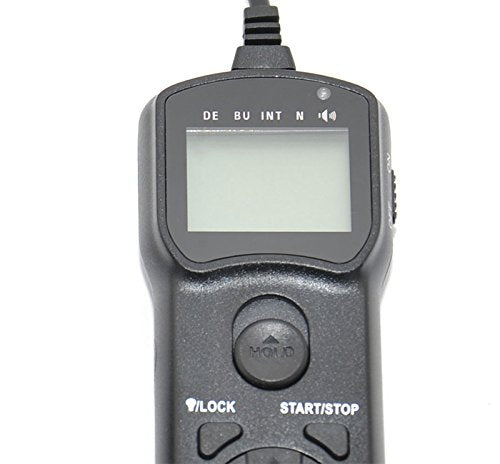 JJC TM-F2 Intervalometer LCD Timer Remote for Sony A7 II III A7R