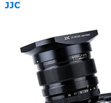 JJC LH-JXF23 II Black Bayonet Metal Square Lens Hood for FUJINON XF 23mm F1.4 R XF 56mm F1.2 R XF 56mm F1.2 R APD, Fuji 23mm F1.4 XF 56mm F1.2 Lens Hood, Replaces Fujifilm LH-XF23