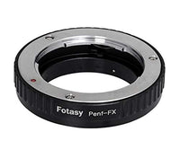 Fotasy Pen-F lens to Fuji X Adapter, Olympus Pen F to X Mount Adapter,  Compatible with Fujifilm X-Pro1 X-Pro2 X-Pro3 X-E2 X-E3 X-A10 X-M1 X-T1 X-T2 X-T3 X-T4 X-T10 X-T20 X-T30 X-T30II X-T100 X-H1