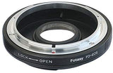 Fotasy Canon FD Lens to Canon Adapter, FD to Canon Adapter, Infinity Focus, Compatible with Canon DSLR 5D IV III II 1Ds 1D Series 7D II 7D 80D 70D 60D 50D 1300D 1200D 1100D 1000D 760D 750D 700D 650D