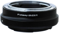 Fotasy Konica AR Lens to Canon EOS RF Mount Mirrorless Camera Adapter, Compatible with Konica AR Lense & Canon Mirrorless Camera EOS R RP R3 R5 R6 Ra
