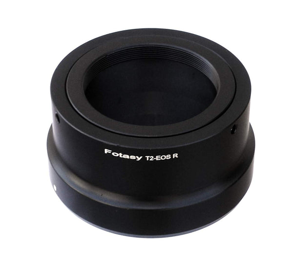 Fotasy Adjustable T2 T Mount Lens to Canon EOS RF Mount Adapter, fits T/ T2 Mount Telescope Lens & Canon EOS RF Mirrorless Camera EOS R EOS RP Ra R3 R5 R5 C R6 R6II R7 R10 R50 R100