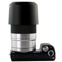 JJC Camera Lens Hood for Sony E 55-210mm f/4.5-6.3 OSS E-Mount Lens (SEL55210) Replaces Sony ALC-SH115