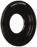C EOS M, C EF M Adapter, Fotasy 16mm C Mount Lens to Canon EF-M Mount Adapter, Compatible with Cine 16mm C Mount Lens & Canon EOS M Mount Mirrorless Camera M1 M2 M3 M5 M6 M6II M10 M50 M50 II M100 M200