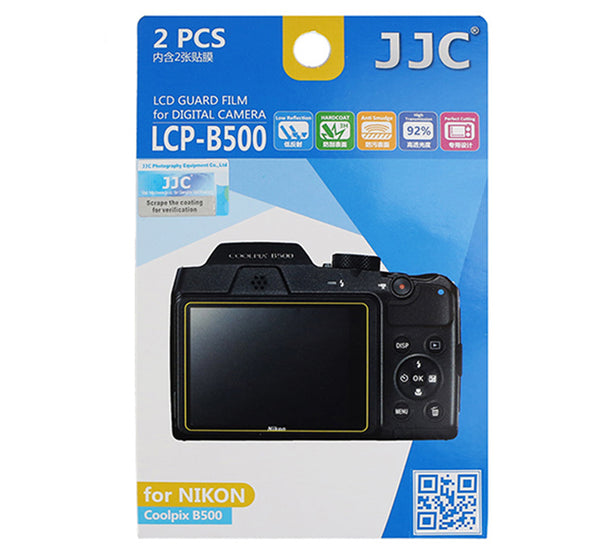 B LCD Cover, Coolpix B Screen Protector, JJC LCP B 2PCS