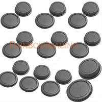 (10-Pcs) Fotasy Rear Lens Cover Camera Body Cap for Canon EOS EF DSLR Camera Lens, Canon EF Efs Mount Lense Rear Cap Body Cap, Canon Body Sensor Dust Cap Cover, EF Lens Rear Cap