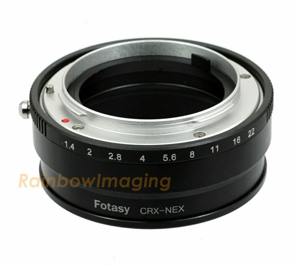 Fotasy Contarex CRX lens to Sony E-Mount Mirrorless Camera Adapter, Compatible with a7 a7R a7S II III IV a9 a9II a7c Alpha 1 ZV-E10 a6600 a6500 a6400 a6300 a6000 a5100 a5000 a3500 a3000