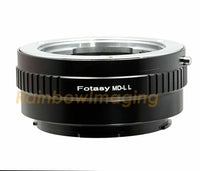 Fotasy Minolta MD Rokkor Lens to Leica L Mount Adapter, Compatible with Leica TL2 TL T CL SL SL2 SL2-S and Panasnoc S1 S1R S1H S5 and Sigma fp fp L
