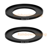 (2 Pcs) Fotasy 58-82MM Step-Up Ring Adapter, 58mm to 82mm Step Up Filter Ring, 58 mm Male 82 mm Female Stepping Up Ring for DSLR Camera Lens and ND UV CPL Infrared Filters