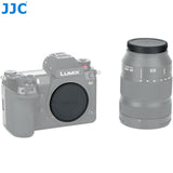 (5 Pcs) JJC Body Cap Rear Lens Cover for Leica L Mount Camera & Lens, Compatible with Leica TL2 TL T CL SL SL2 SL2-S and Panasnoc S1 S1R S1H S5 and Sigma fp fp L