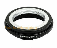 Fotasy Leica M39 39mm Lens to Leica L Mount Adapter, Compatible with Leica TL2 TL T CL SL SL2 SL2-S and Panasnoc S1 S1R S1H S5 and Sigma fp fp L