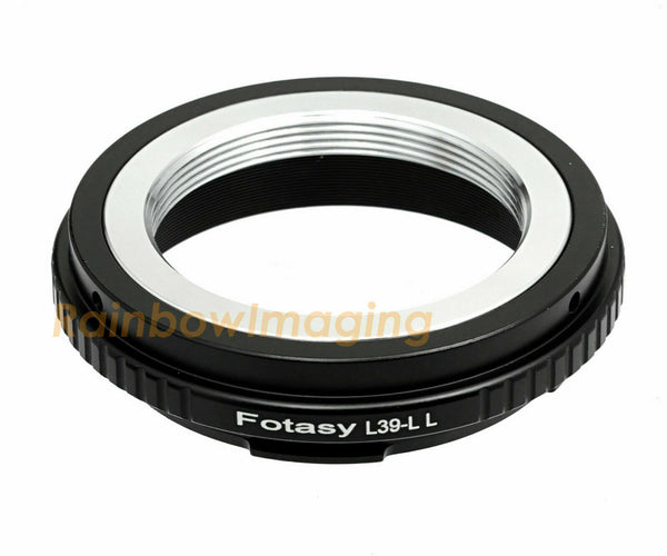 Fotasy Leica M39 39mm Lens to Leica L Mount Adapter, Compatible with Leica TL2 TL T CL SL SL2 SL2-S and Panasnoc S1 S1R S1H S5 and Sigma fp fp L
