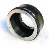 Fotasy Contax C/Y CY lens  to Micro 4/3 Adapter, fits Olympus E-PL6 E-PL7 E-PL8 OM-D E-M1 I II E-M1X E-M5 I II III E-PM2 E-PM1 PEN-F/ Panasonic G7 G9 GF6 GF7 GF8 GH4 GH5 GM5 GX7 GX8 GX9 GX80 GX85 GX850 G90 G91 G95 G100