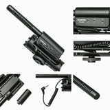 (10 Pcs) Takstar SGC-598 Cardiod Shotgun Interview Photography Microphone, Electret Condenser Vdeomicro MIC, Shock Mount, Windscreen, for Mirrorless DSLR Camera DV Camcorder, Smartphone 3.5mm Audio Jack