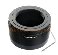 Fotasy Adjustable T Mount T2 Ring Telescope lens to Sony E-Mount Mirrorless Camera Adapter, Compatible with a7 a7R a7S II III IV a9 a9II a7c Alpha 1 ZV-E10 a6600 a6500 a6400 a6300 a6000 a5100 a5000 a3500 a3000