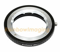 Fotasy Copper Leica M Lens to Leica L Mount Adapter, Compatible with Leica TL2 TL T CL SL SL2 SL2-S and Panasnoc S1 S1R S1H S5 and Sigma fp fp L