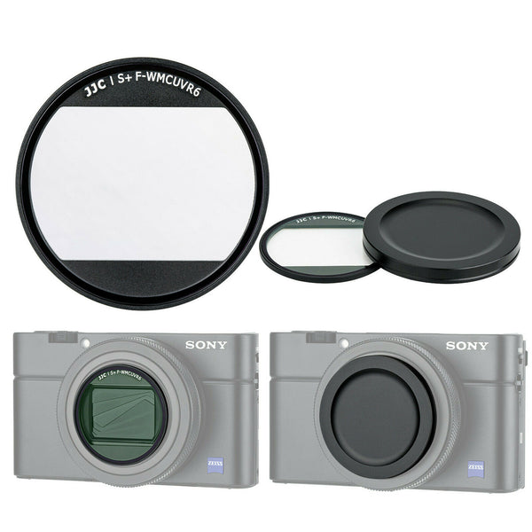 JJC L39 1.9mm Ultra Slim Multi-Coated UV Filter for Sony RX100 V RX100 VI RX100 VII and Canon G7X Mark II G7X Mark III, 19 Layers MC Coated, 99.5%  9HD Hardness, Water Oil Scratch Resistant