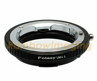 Fotasy Copper Leica M Lens to Leica L Mount Adapter, Compatible with Leica TL2 TL T CL SL SL2 SL2-S and Panasnoc S1 S1R S1H S5 and Sigma fp fp L