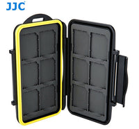 SD Card Case, SD Card Holder, JJC MC-SD12 Anti-Shock Water-Resistant Shockproof Storage Memory Card Case for 12 SD Cards