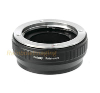 Fotasy Rollei QBM lens to Micro 4/3 Adapter, fits Olympus E-PL6 E-PL7 E-PL8 OM-D E-M1 I II E-M1X E-M5 I II III E-PM2 E-PM1 PEN-F/ Panasonic G7 G9 GF6 GF7 GF8 GH4 GH5 GM5 GX7 GX8 GX9 GX80 GX85 GX850 G90 G91 G95 G100