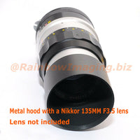 49mm Telephoto Lens Hood, 49mm Lens Hood for Canon Fuji Leica Leitz Nikon Olympus Panasonic Pentax Sony Lens, Fotasy 49mm Tele Screw-in Lens Hood