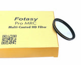 Fotasy 43mm Metal Lens Hood & MRC Nano UV Filter for Canon EF-M 22mm f/2 STM Lens