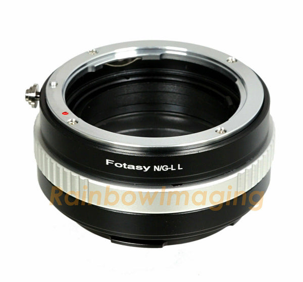 Fotasy Nikon G AF-S  Lens to Leica L Mount Adapter, Compatible with Leica TL2 TL T CL SL SL2 SL2-S and Panasnoc S1 S1R S1H S5 and Sigma fp fp L