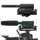 Takstar SGC-598 Cardiod Shotgun Interview Photography Microphone, Electret Condenser Vdeomicro MIC, Shock Mount, Windscreen, for Mirrorless DSLR Camera DV Camcorder, Smartphone 3.5mm Audio Jack
