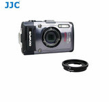 JJC RN-T01 40.5mm Adapter OLYMPUS Tough TG-6 TG-5 TG-4 TG-3 TG-2 TG-1 Camera, TG6 Adapter, TG5 Filter Adapter, replace CLA-T01