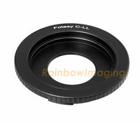 Fotasy 16mm Cine C Mount Lens to Leica L Adapter, Compatible with Leica TL2 TL T CL SL SL2 SL2-S and Panasnoc S1 S1R S1H S5 and Sigma fp fp L