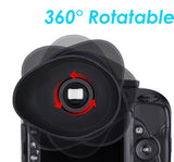 JJC EC-7G Large Ergonomic Eyecup Eyepiece Viewfinder for replaces Eyecup Eb, Ef, compatible with Canon EOS 50D 60D 77D 90D 200D 200D II 800D 5D Mark II 6D Mark II Rebel Series