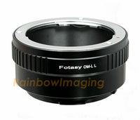 Fotasy Olympus OM Lens to Leica L Mount Adapter, Compatible with Leica TL2 TL T CL SL SL2 SL2-S and Panasnoc S1 S1R S1H S5 and Sigma fp fp L