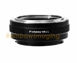 Fotasy Konica AR Lens to Leica L Mount Adapter, Compatible with Leica TL2 TL T CL SL SL2 SL2-S and Panasnoc S1 S1R S1H S5 and Sigma fp fp L