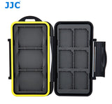 CF Card Case, CD Card Case, JJC MC-SD6CF3 Anti-Shock Water-Resistant Shockproof Storage Memory Card Case fits 6 SD + 3 x CF Compact Flash Card